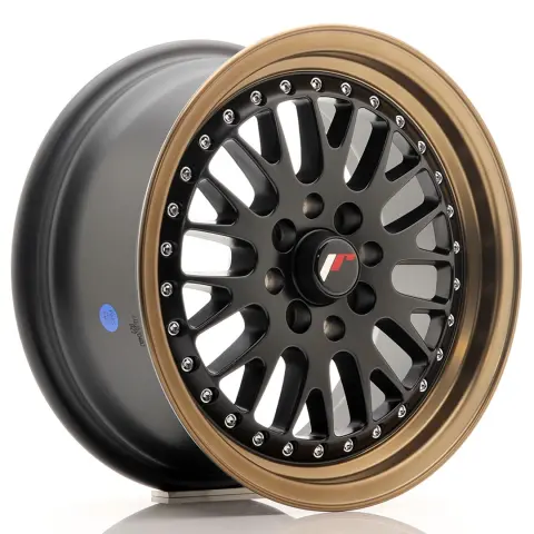 Imagen JR Wheels JR10 Matt Black w/Bronze Lip