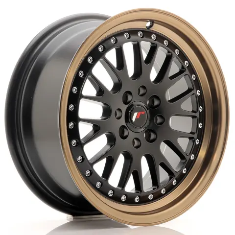 Imagen JR Wheels JR10 Matt Black w/Bronze Lip