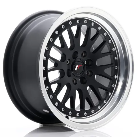 Imagen JR Wheels JR10 Matt Black w/Machined Lip