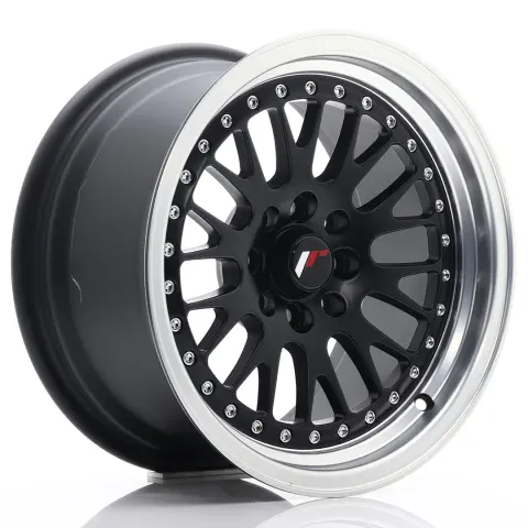 Imagen JR Wheels JR10 Matt Black w/Machined Lip
