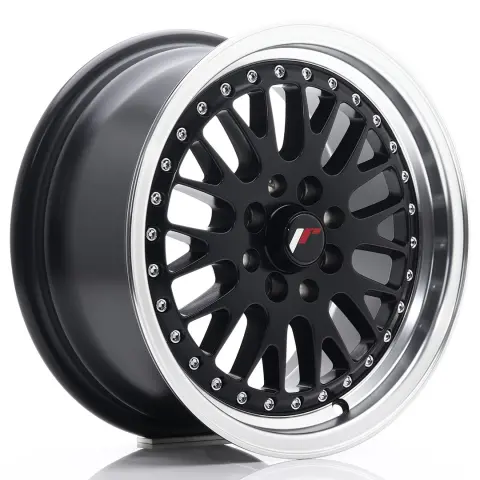 Imagen JR Wheels JR10 Matt Black w/Machined Lip