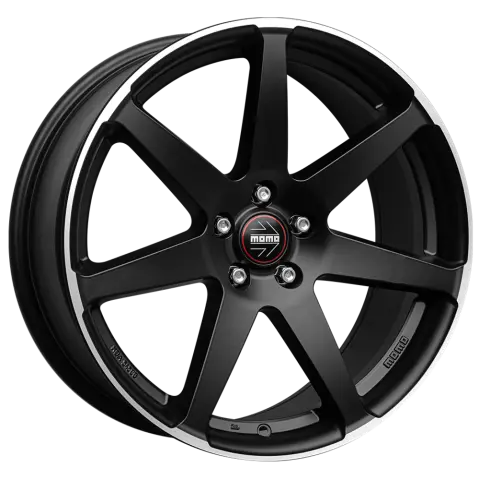 Imagen Momo seven matt black polished