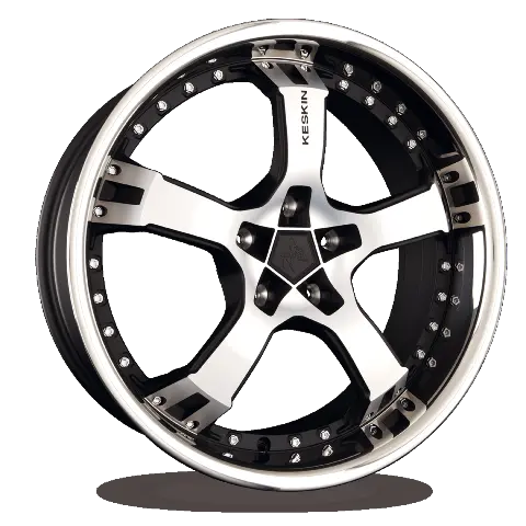 Imagen KESKIN WHEELS KT10 MATT BLACK FRONT POLISH SL
