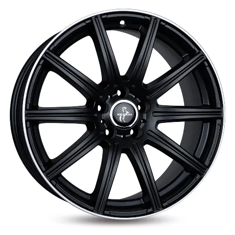 Imagen KESKIN WHEELS KT16 MATT BLACK LIP POLISH