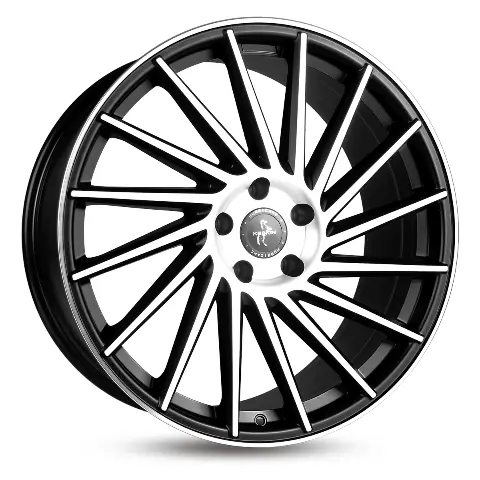 Imagen KESKIN WHEELS KT17 MATT BLACK FRONT POLISH