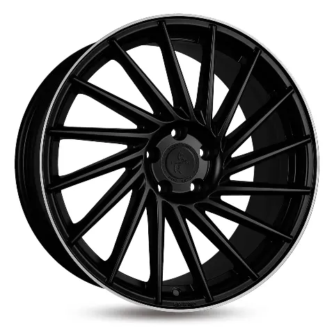 Imagen KESKIN WHEELS KT17 MATT BLACK LIP POLISH