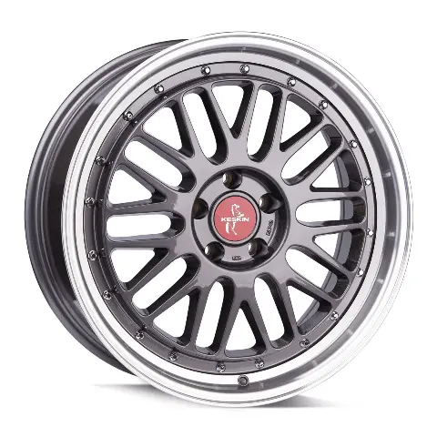 Imagen KESKIN WHEELS KT22 TITAN GREY LIP POLISH