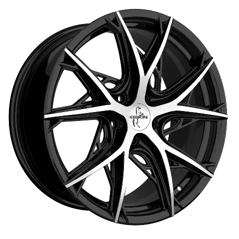 Imagen KESKIN WHEELS KT24 BLACK FRONT POLISH
