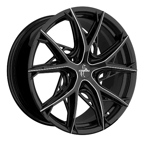 Imagen KESKIN WHEELS KT24 BLACK SECRET DIAMOND