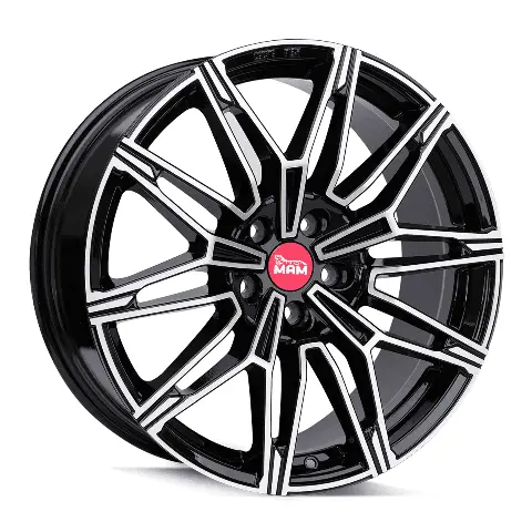 Imagen MAM WHEELS B3N BLACK FRONT POLISH