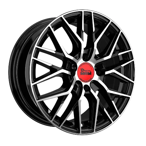 Imagen MAM WHEELS RS4 BLACK FRONT POLISH