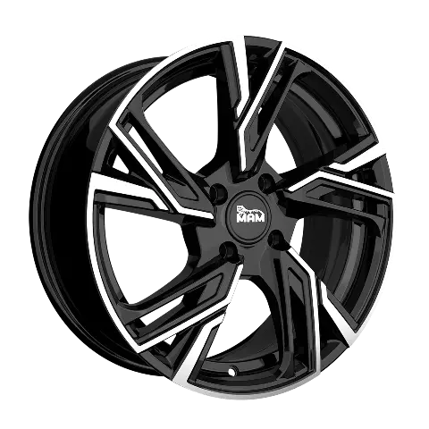 Imagen MAM WHEELS RS5 BLACK FRONT POLISH