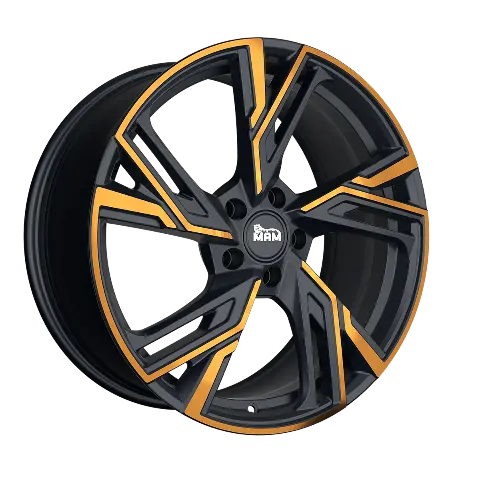 Imagen MAM WHEELS RS5 MATT BLACK FRONT COPPER