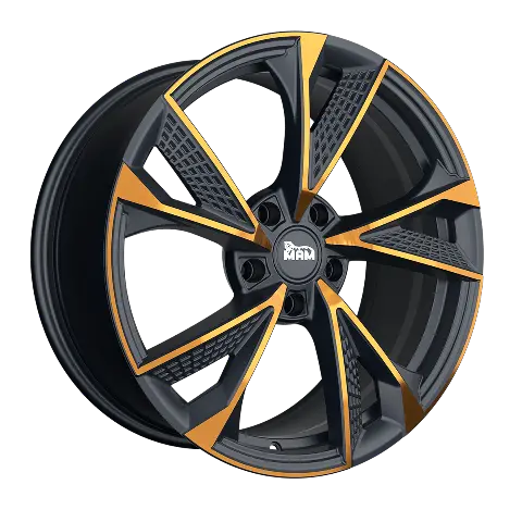 Imagen MAM WHEELS RS6 MATT BLACK FRONT COPPER